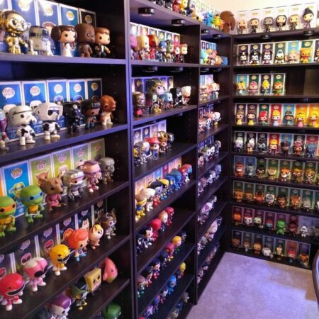 La collezione Funko Pop di un fan