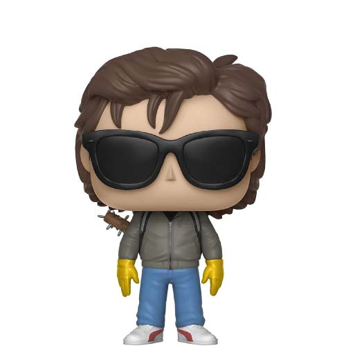 Acquista e Confrota i prezzi del Funko Pop Steve Harrington 638 con occhiali da sole della serie TV Netflix Stranger Things.