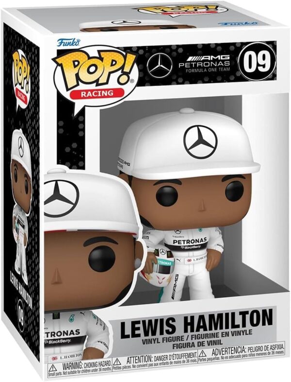 Lewis Hamilton 09 Funko Pop scatola