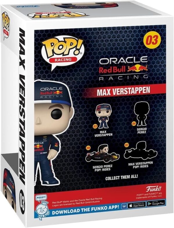 Max Verstappen 03 Funko Pop Scatola Retro