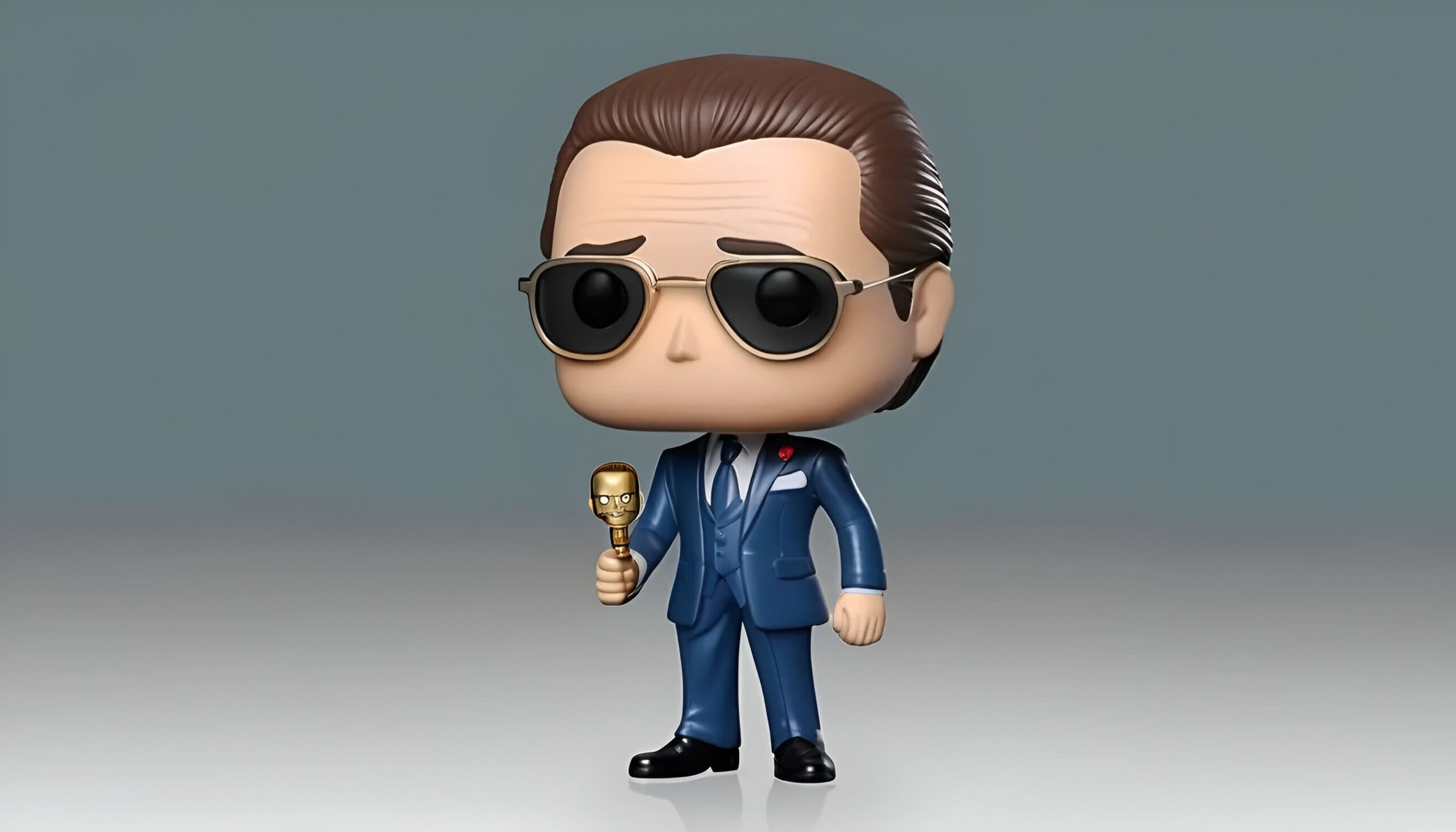 Immagine di un Funko Pop personalizzato ispirato a Silvio Berlusconi, icona italiana tra i collezionisti.